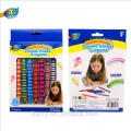hot-sell fashionable economical magic crayon set for kid/double ended dual color crayon